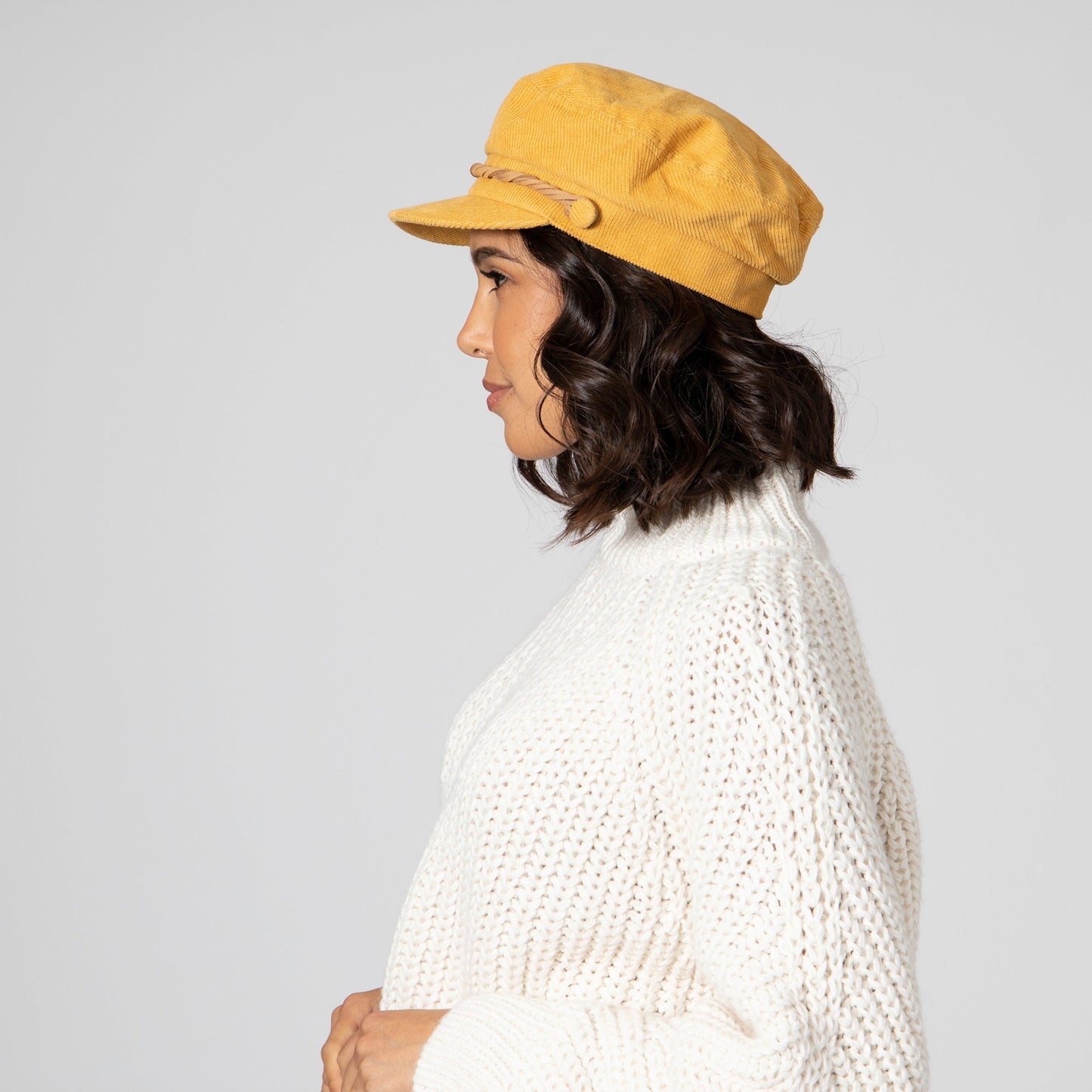 Cord fisherman cap