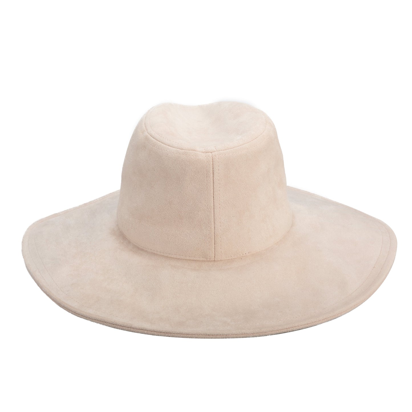 Pioneer - Cut & Sew Faux Suede Fedora