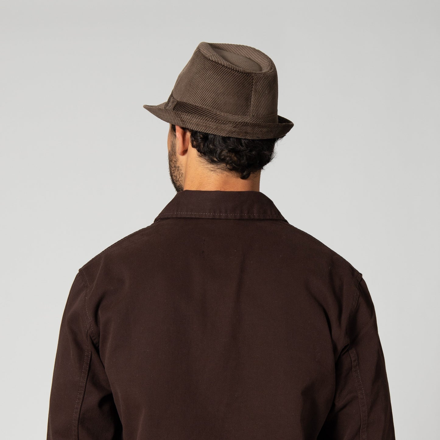 Men's Cut And Sew Corduroy Fedora