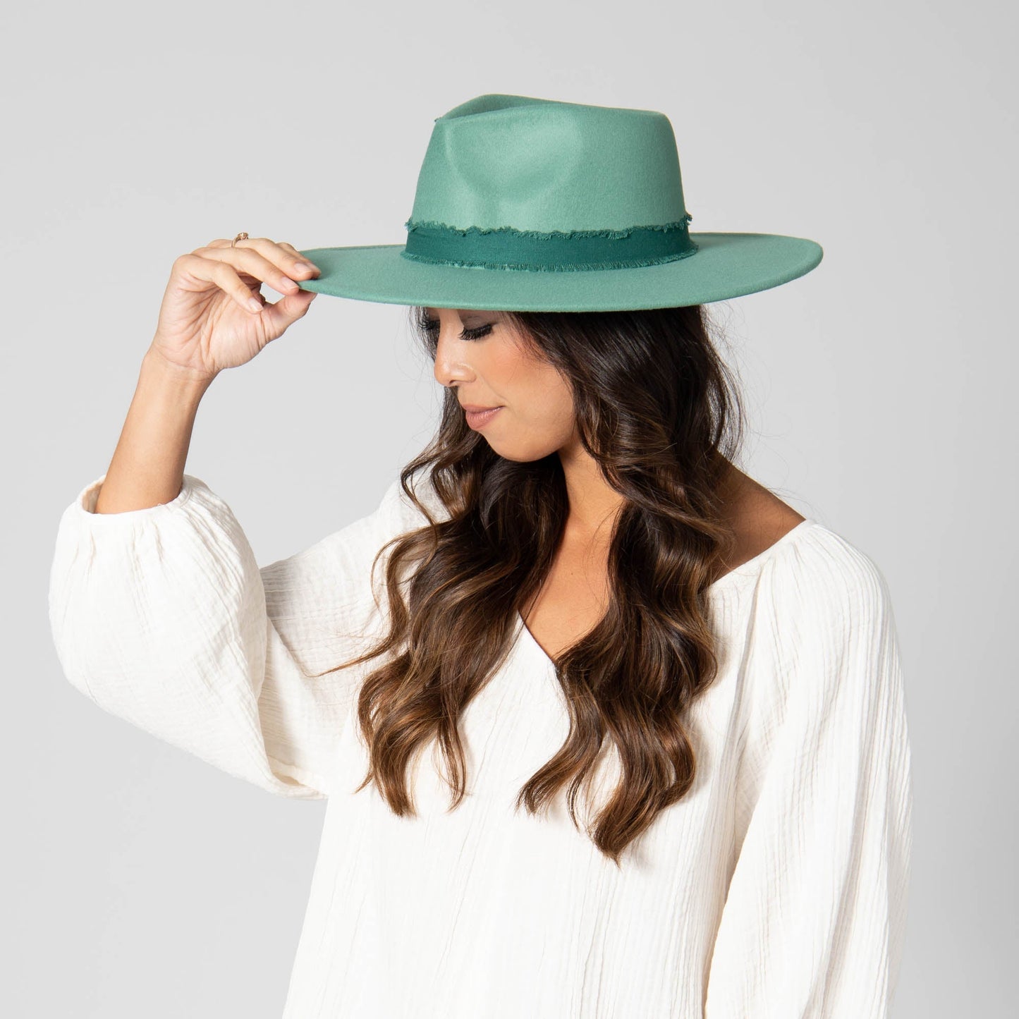 Women's Faux Felt Fedora
