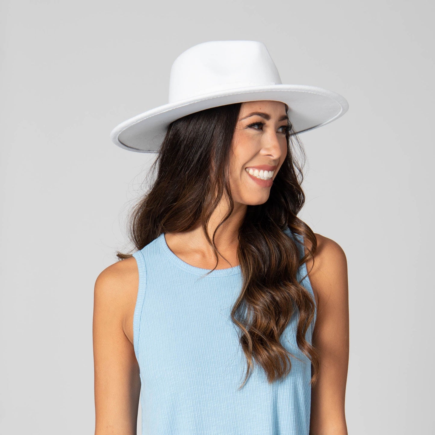 Women's Faux Felt Fedora