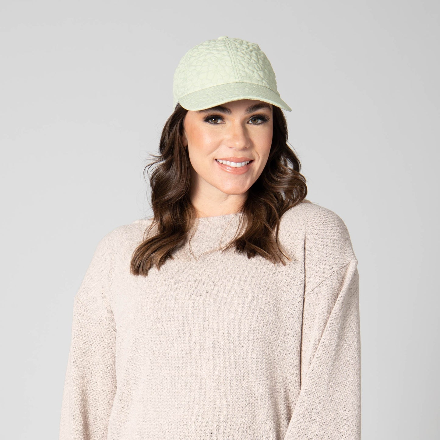 Women's Floral Textured Cap