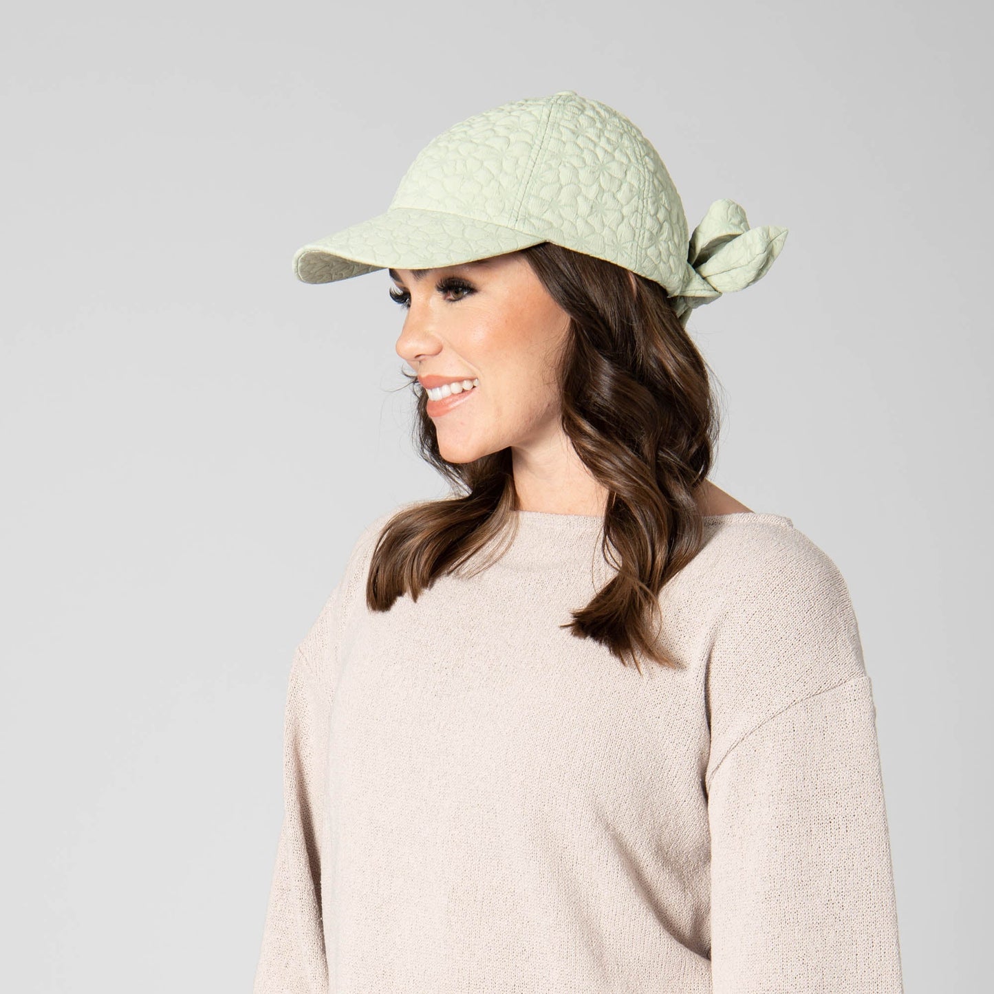 Women's Floral Textured Cap