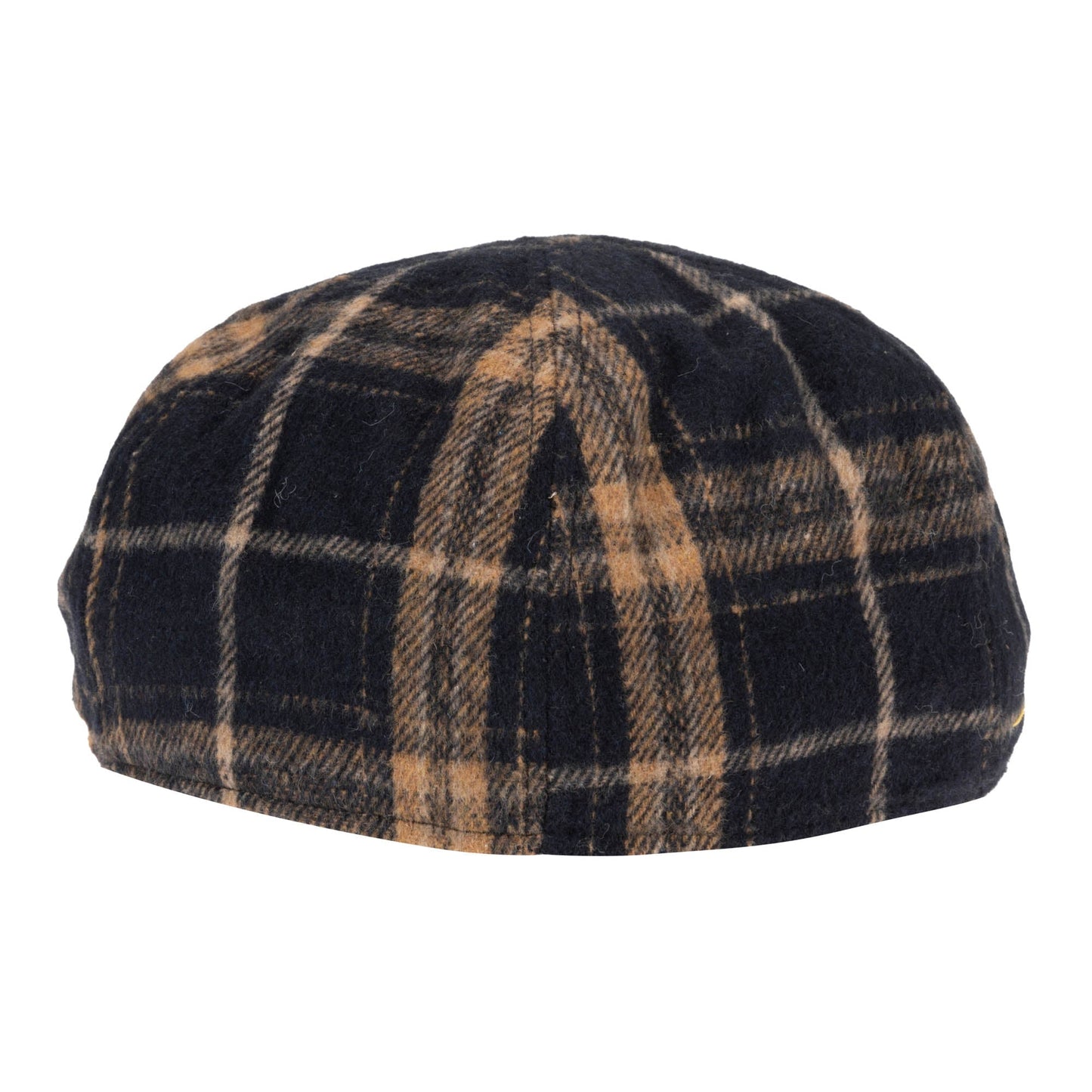 Faux Wool Plaid Driver Cap