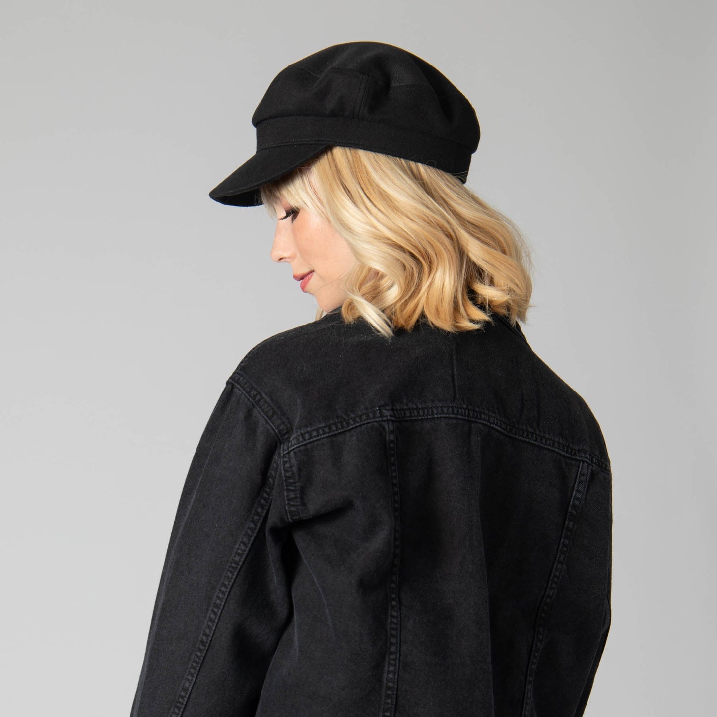 Solid Brushed Poly Twill Fisherman Cap