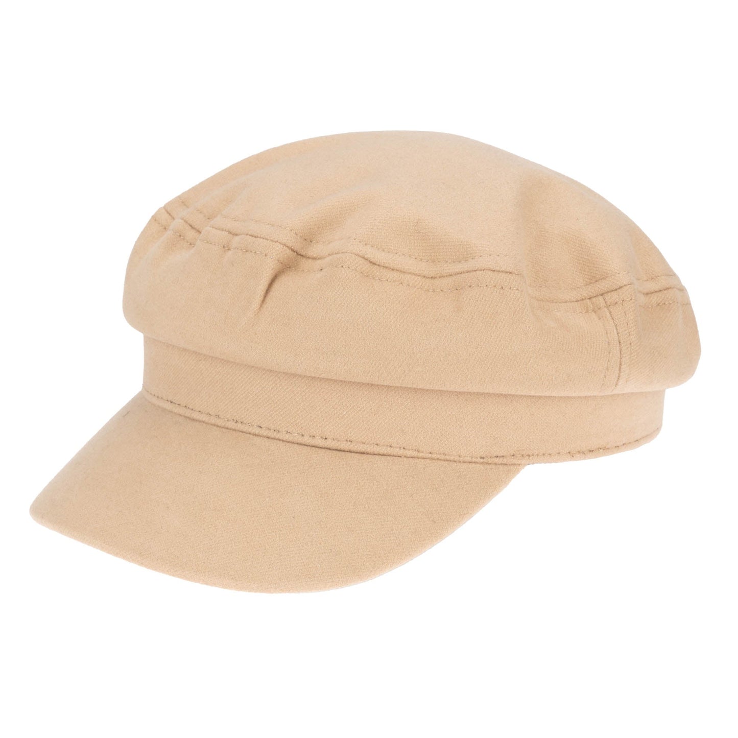 Solid Brushed Poly Twill Fisherman Cap