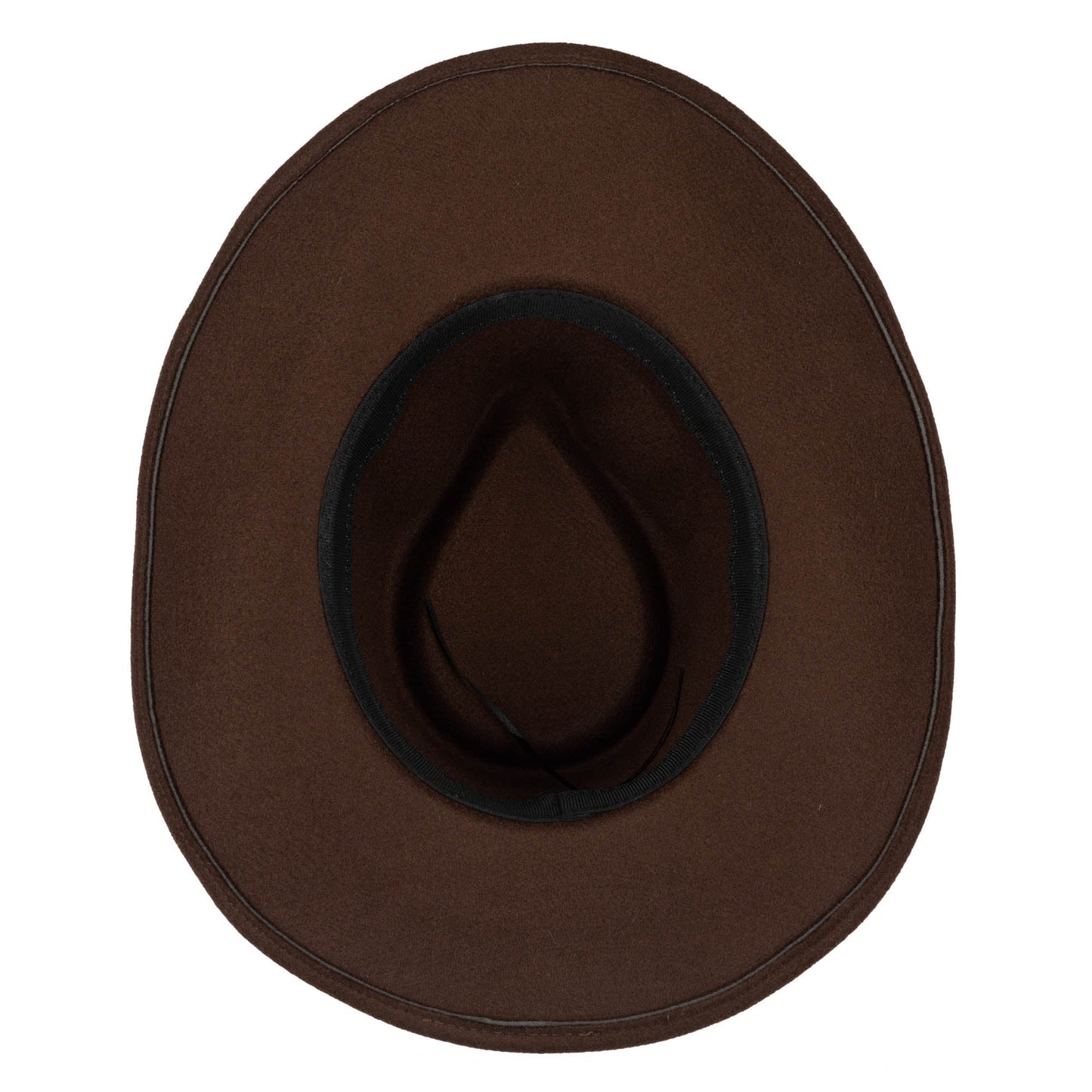 Faux Felt Pinch Crown Cowboy