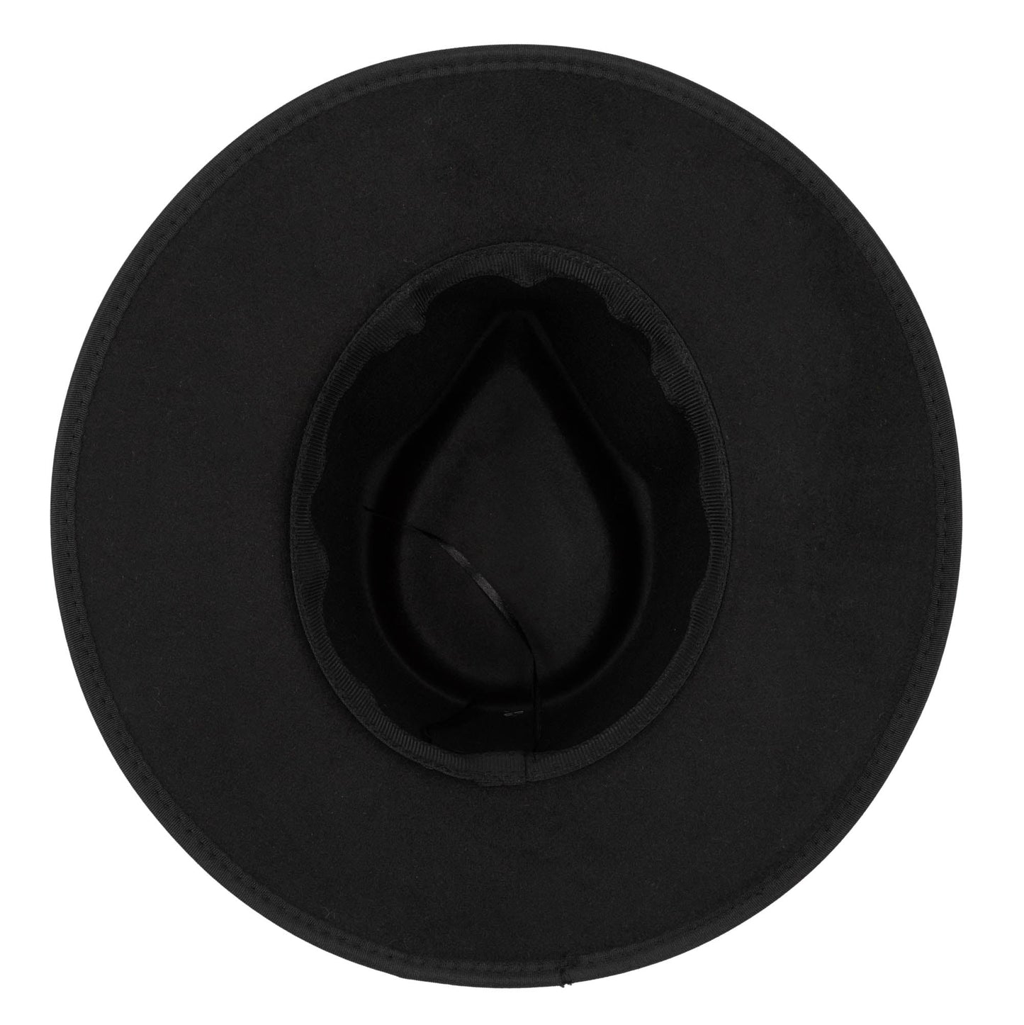 Classic Brim Fedora with Flat Grosgrain Bow and Band