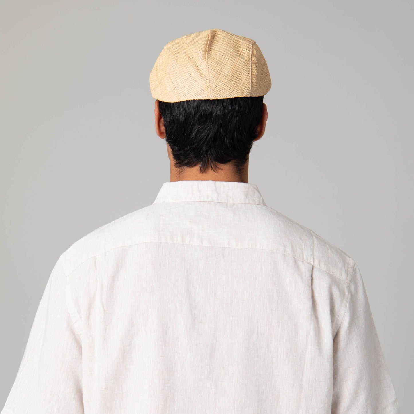 Mens Raffia Driver Hat