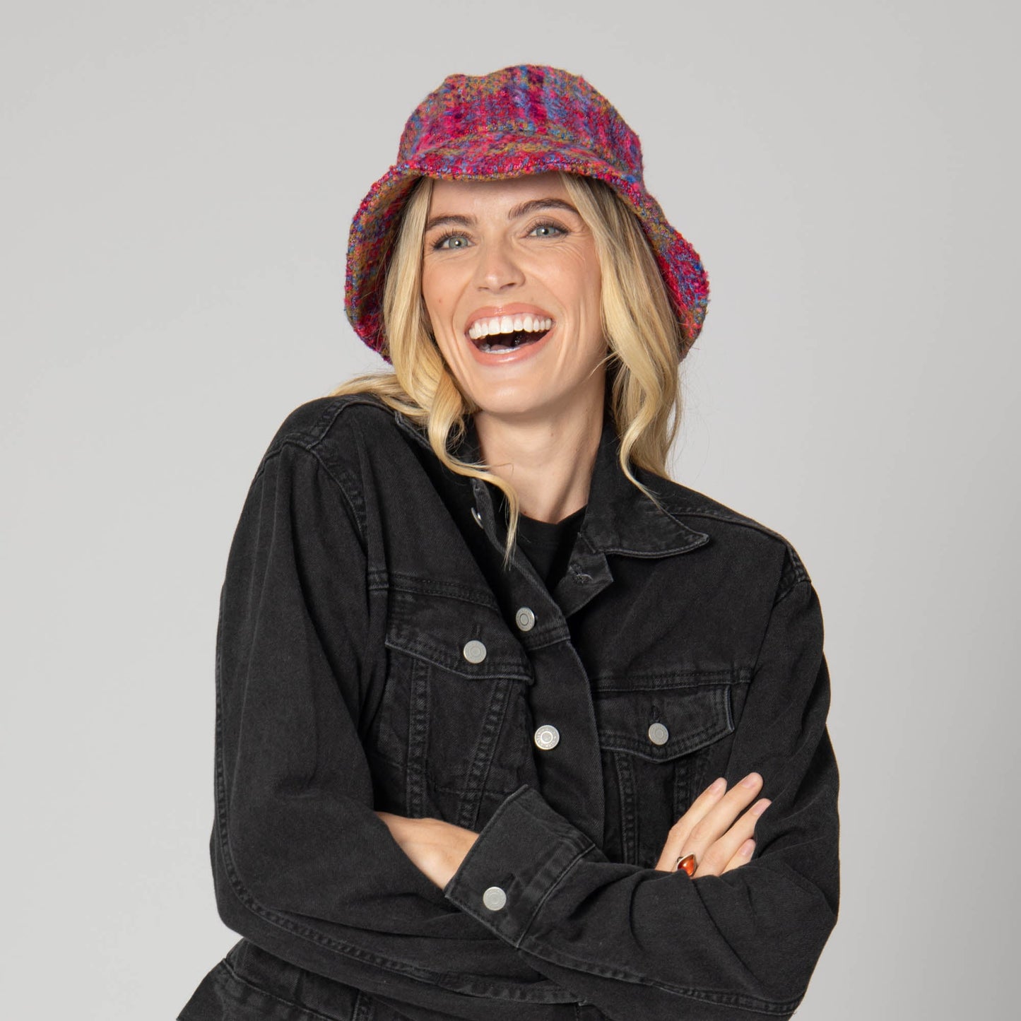 Alabama - Cut & Sew Multi Tweed Bucket Hat