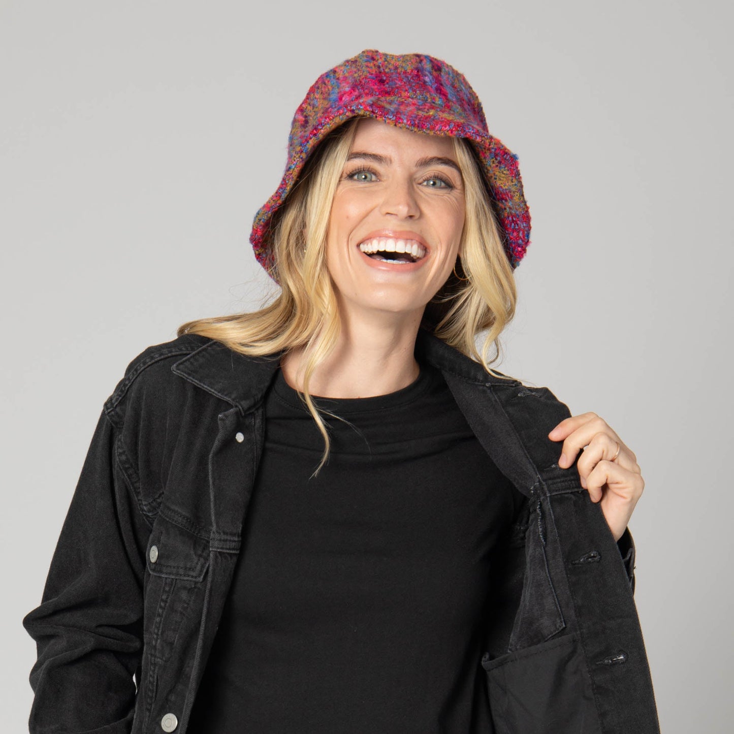 Alabama - Cut & Sew Multi Tweed Bucket Hat