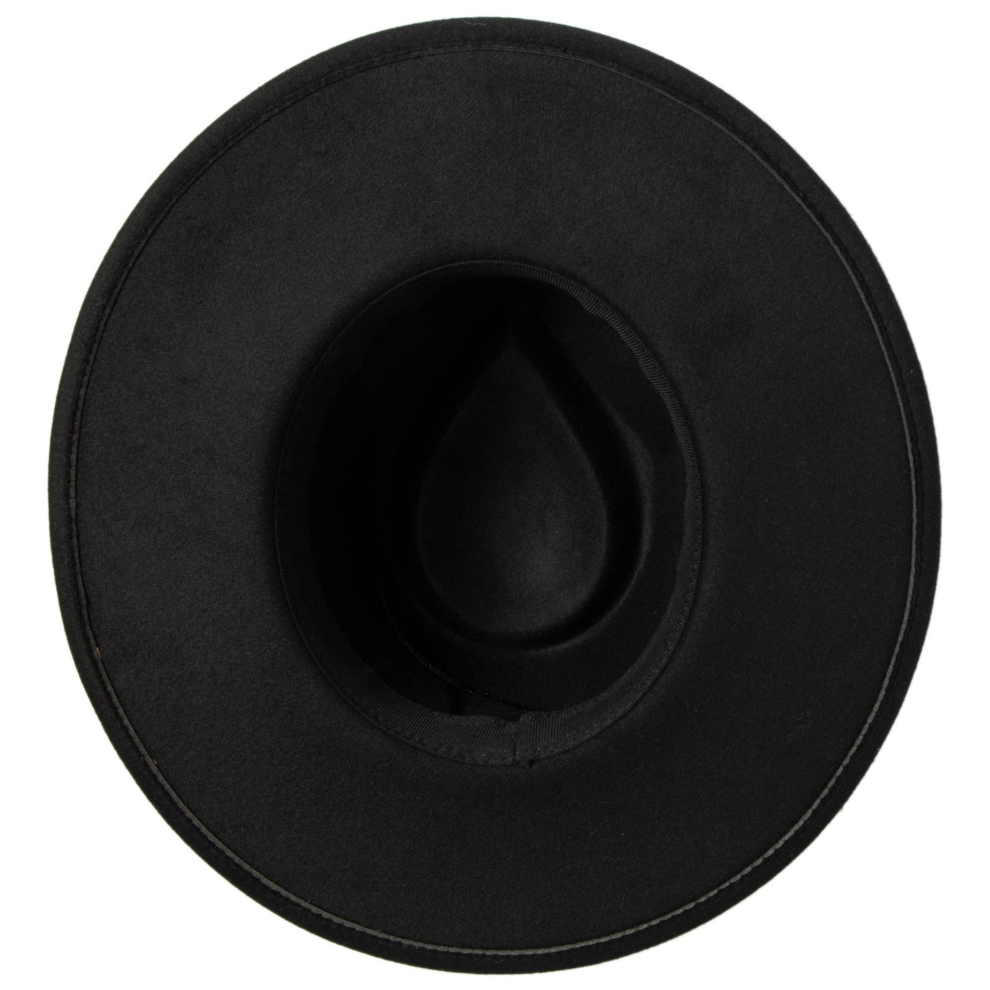 Faux Felt Fedora with Western Buckle Band