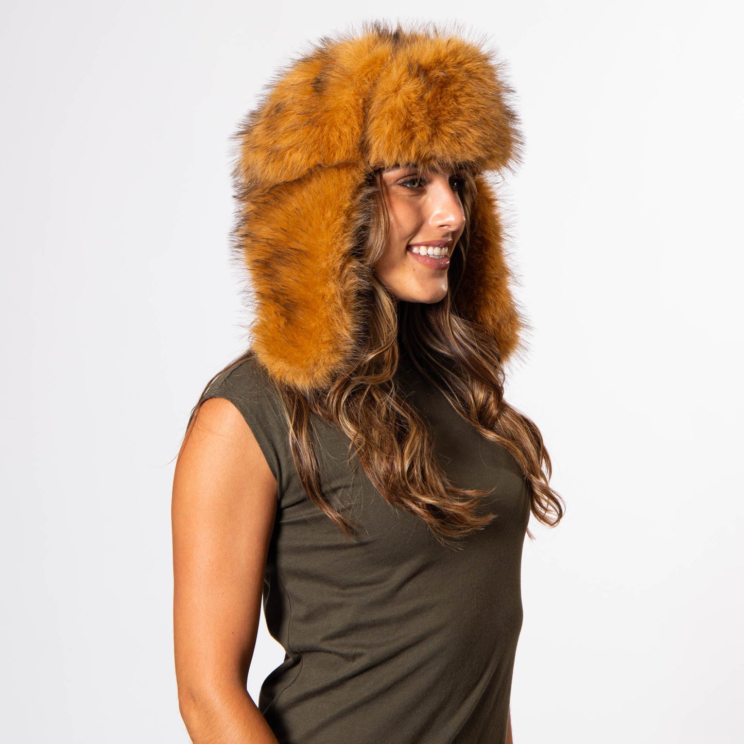 Pazza Trapper - Faux Fur with Inner Velour Lining