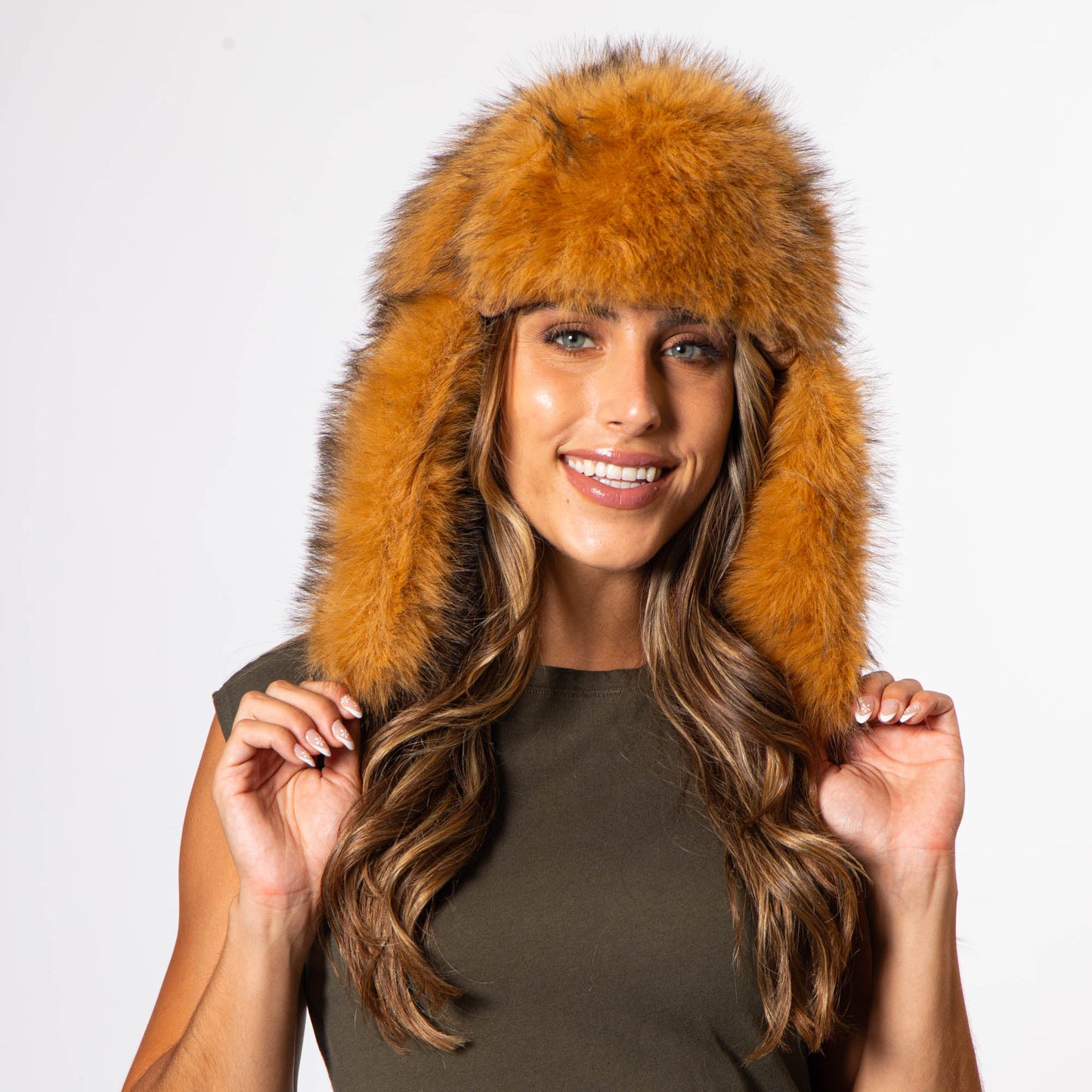 Pazza Trapper - Faux Fur with Inner Velour Lining