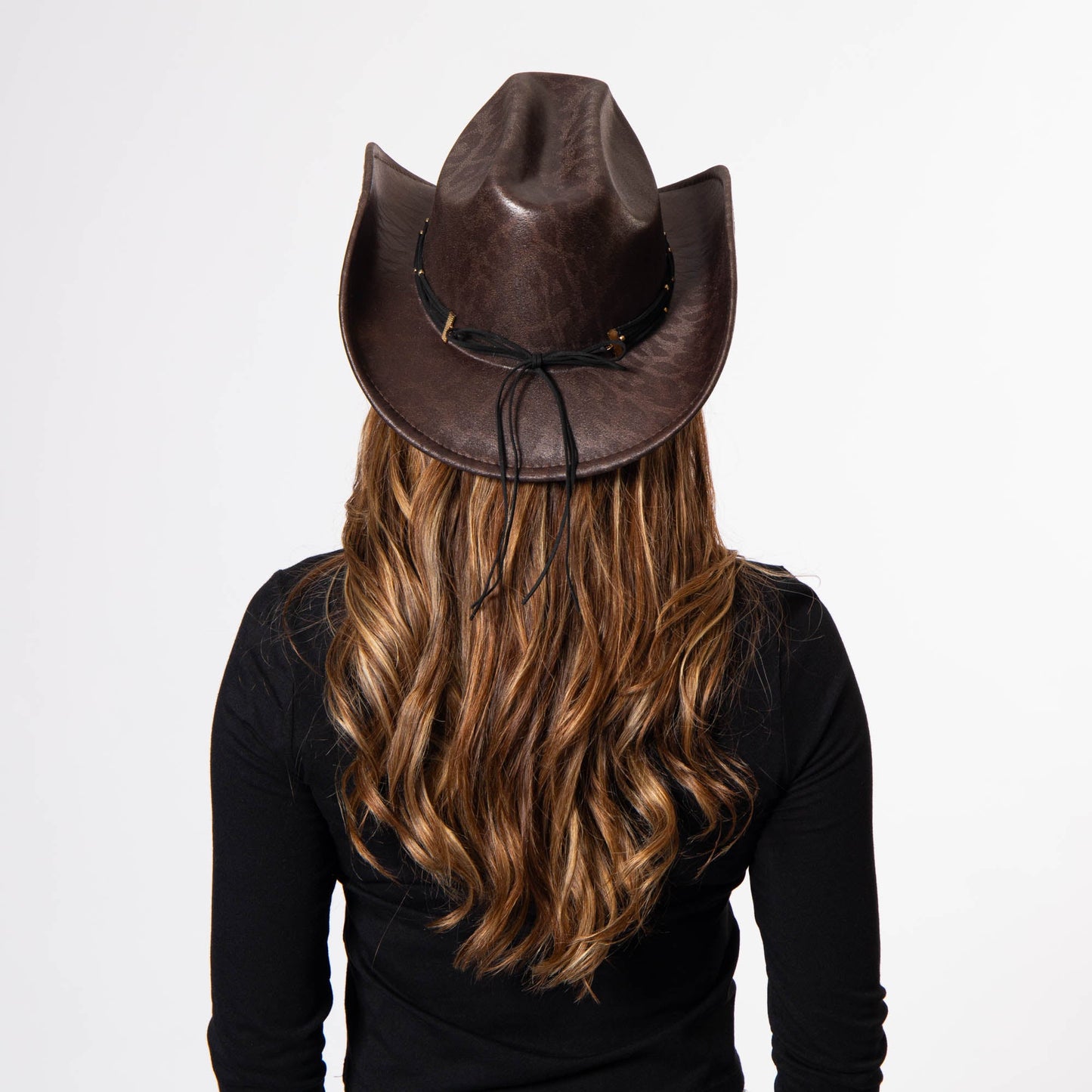 Leopard Printed Cattlemans's Crease Cowboy