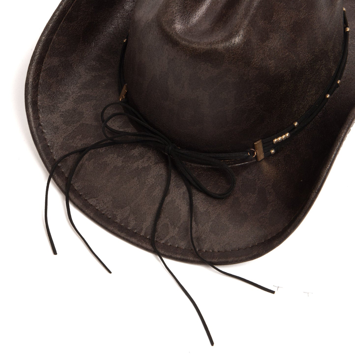 Leopard Printed Cattlemans's Crease Cowboy