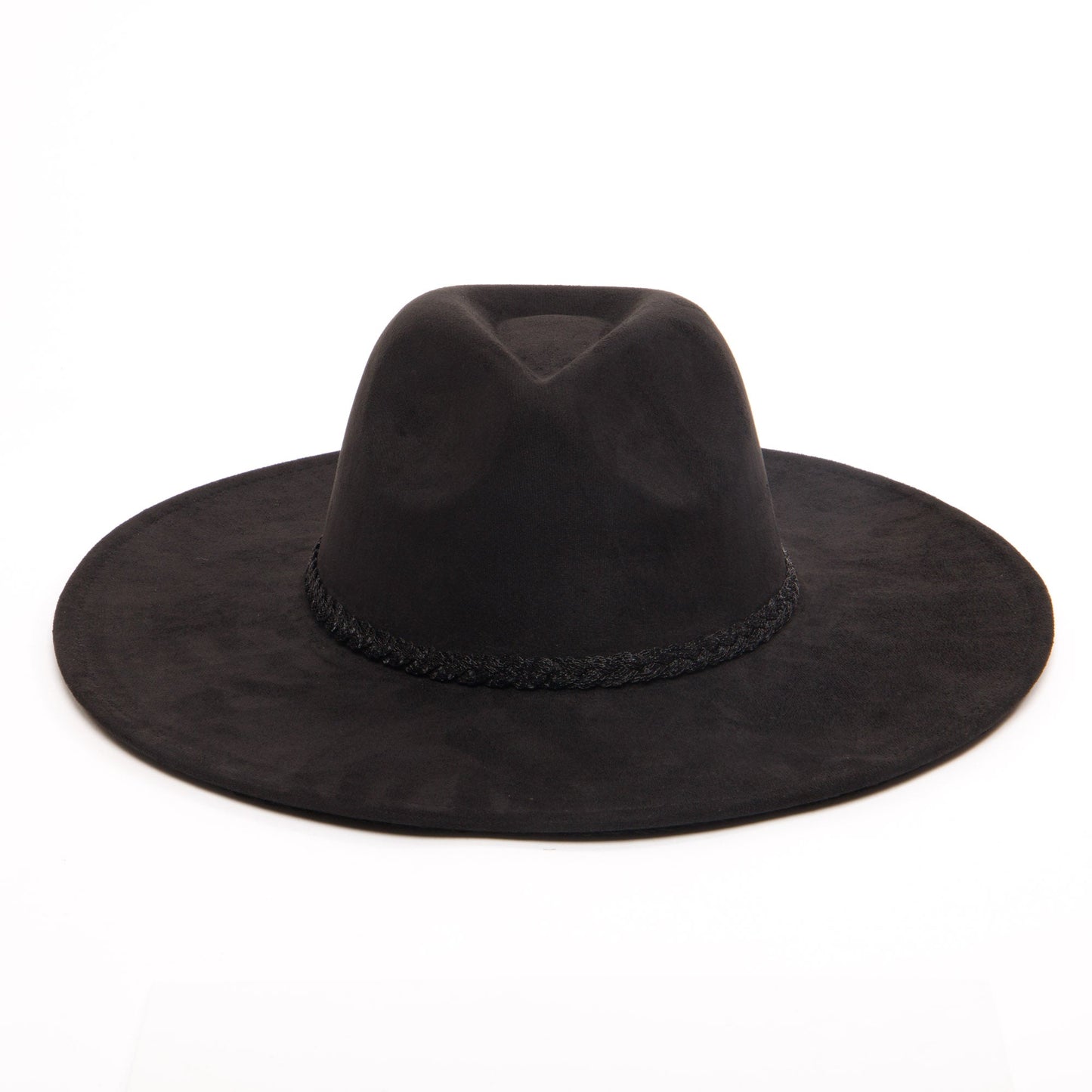 Women's Fedora with Tonal Braided Sequin Band