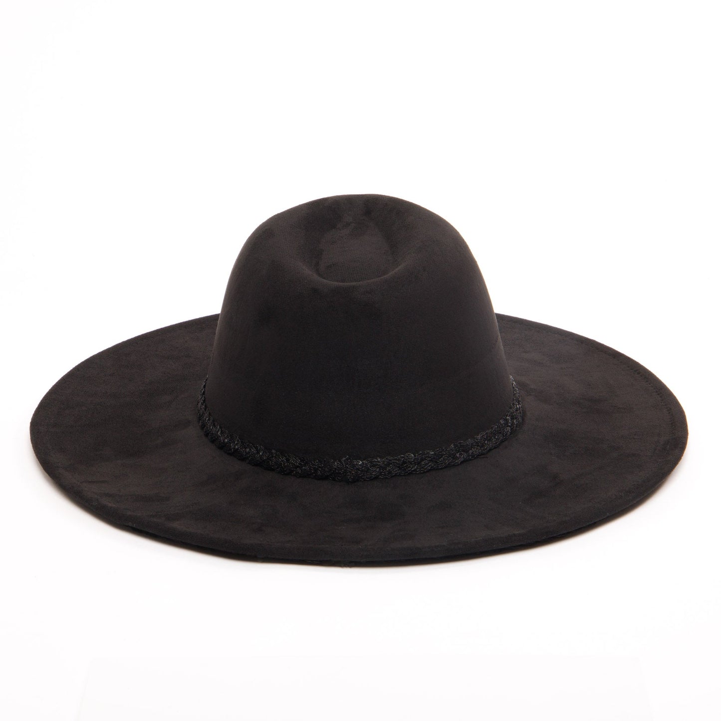 Women's Fedora with Tonal Braided Sequin Band