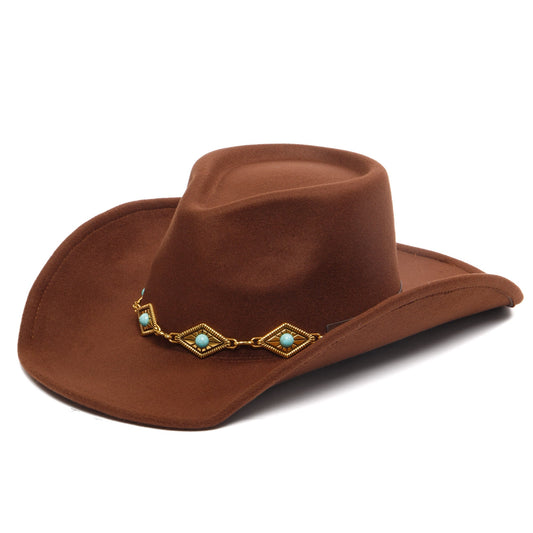 Pinch Crown Cowboy with Concho Band