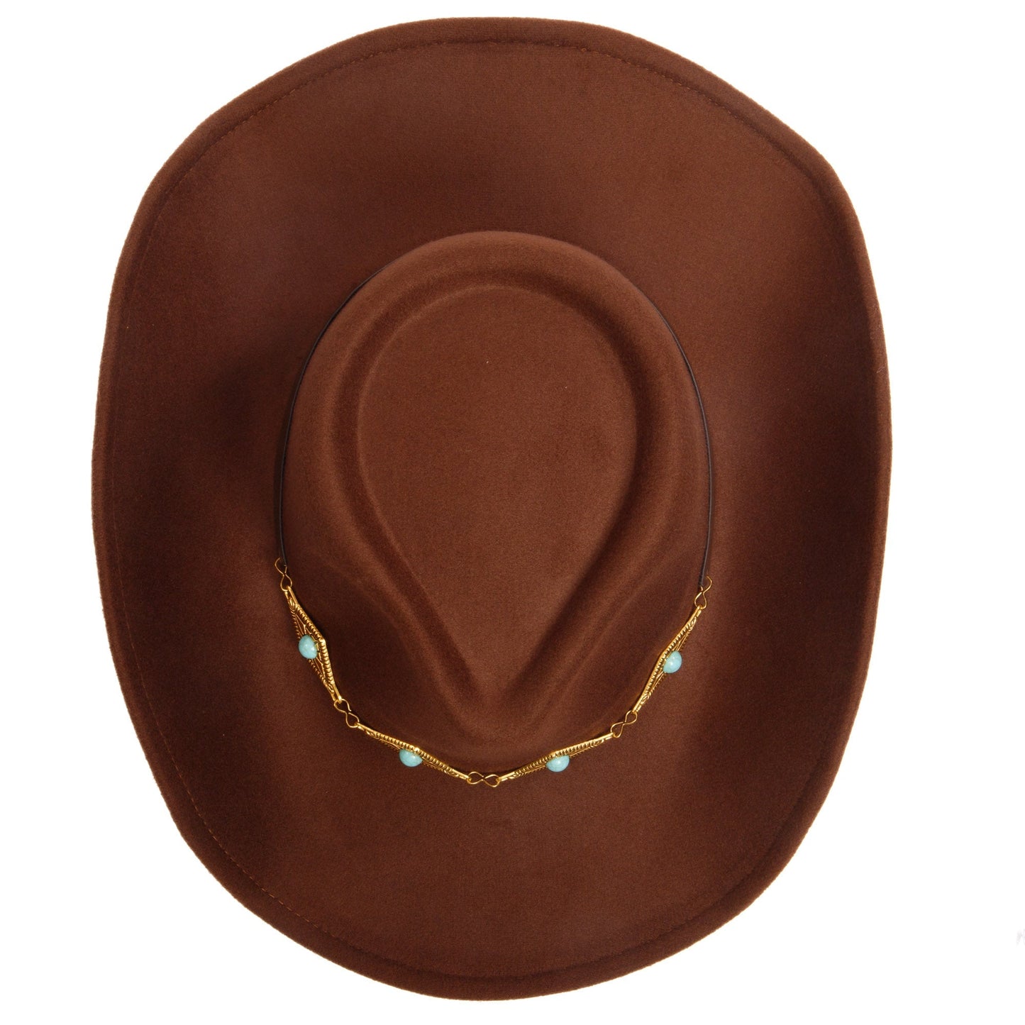 Pinch Crown Cowboy with Concho Band