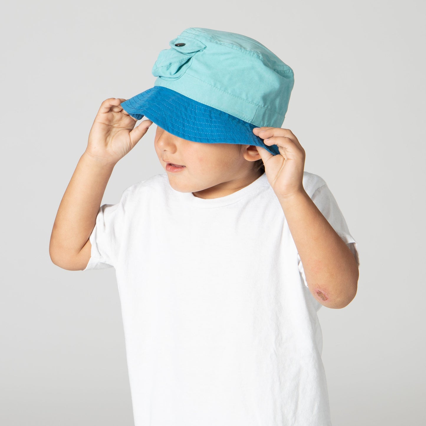 Kids Color Block Bucket Hat