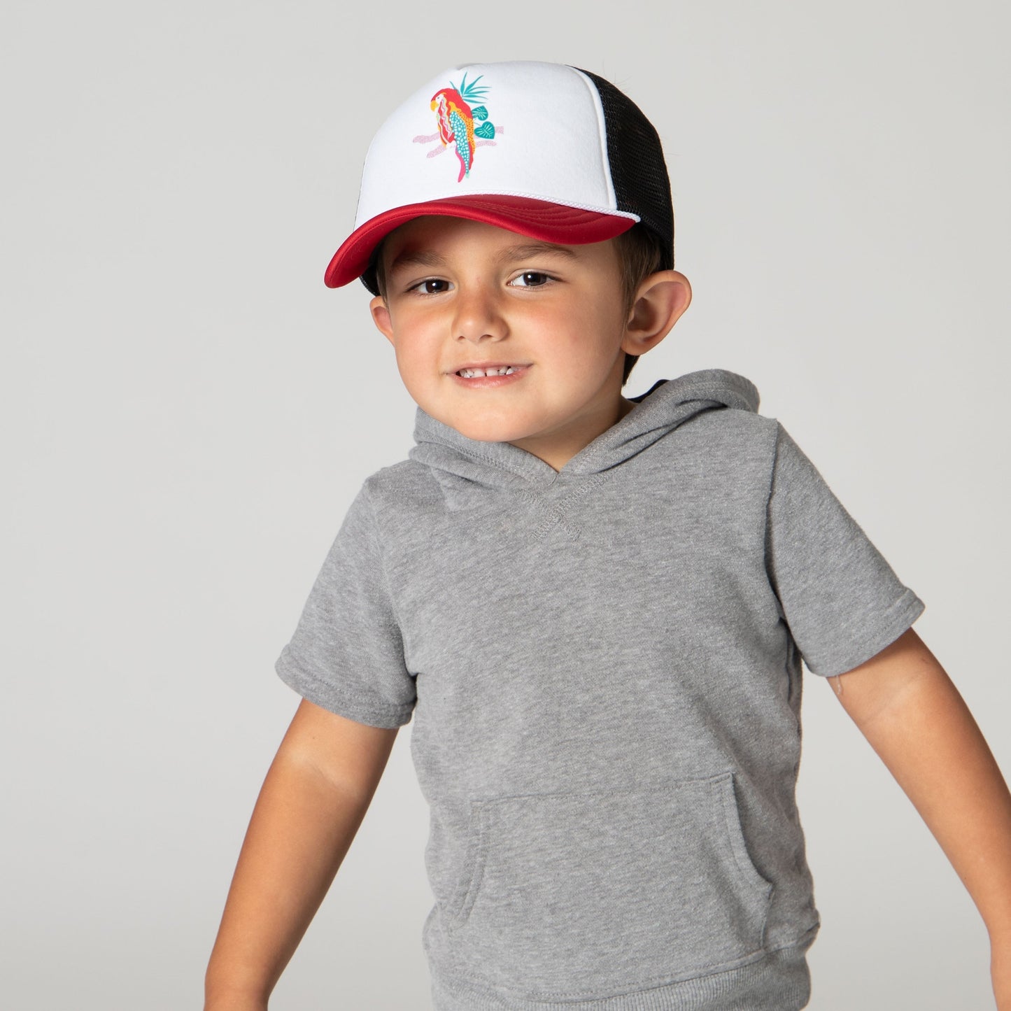 3-7 Year Kid Parrot Trucker Cap