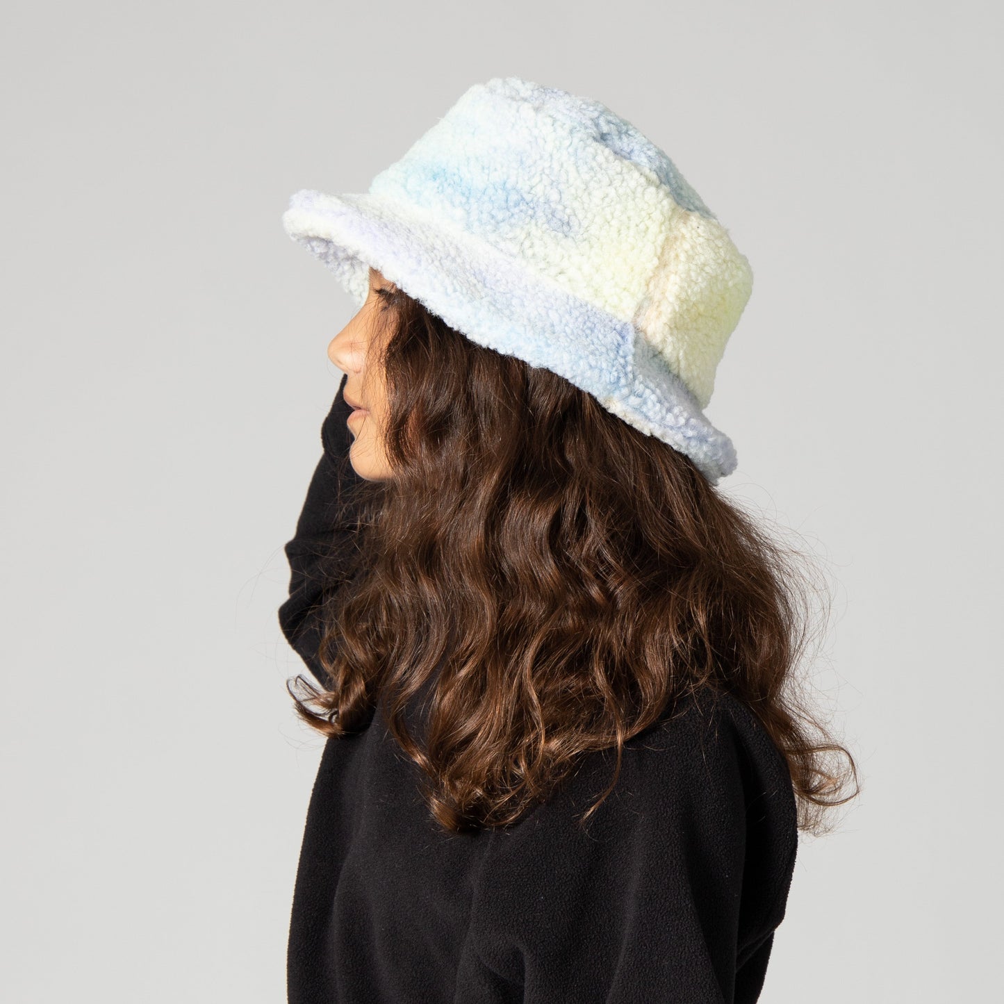 Kid's Tie-Dye Sherpa Bucket