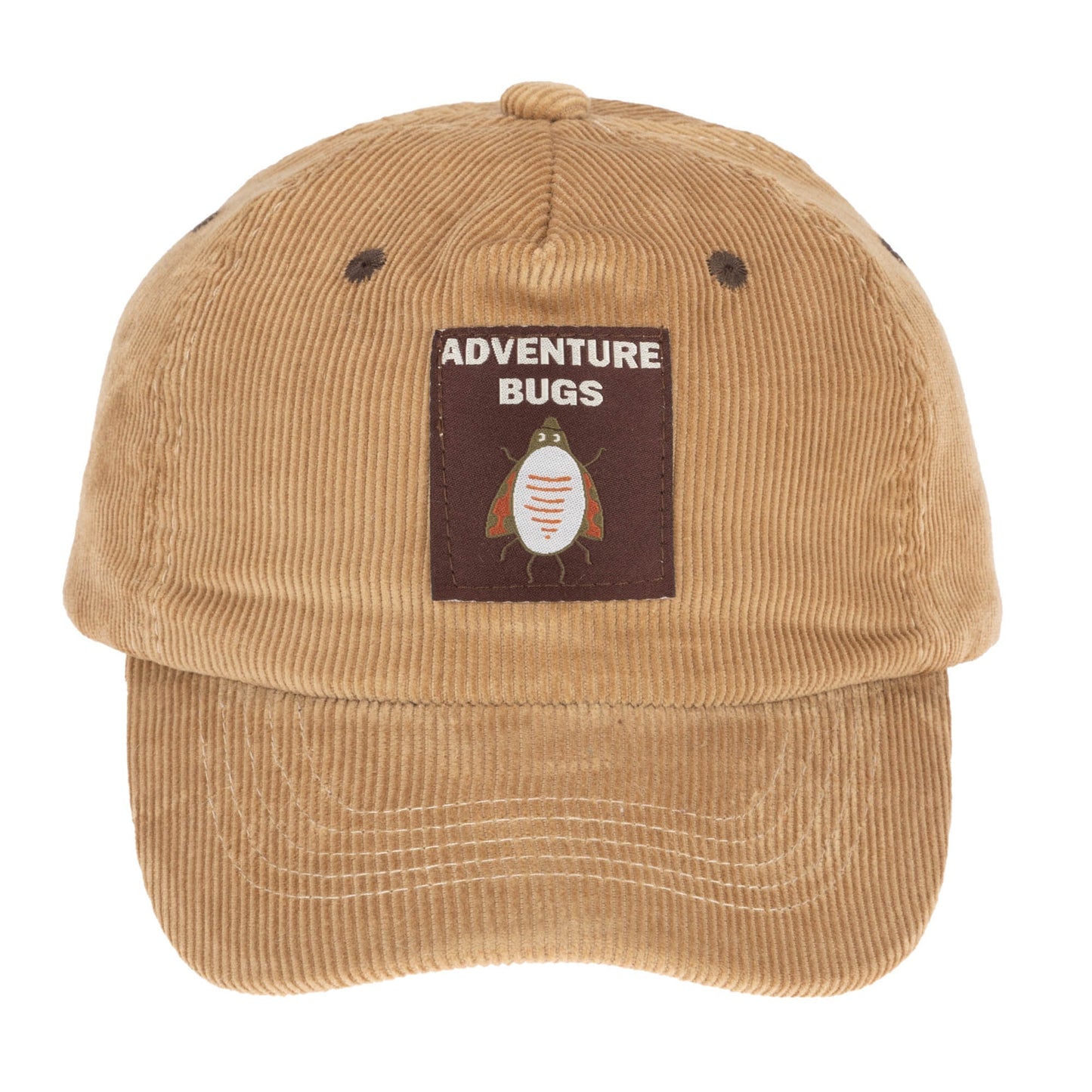 Corduroy Cap with Woven Adventure Bugs Patch