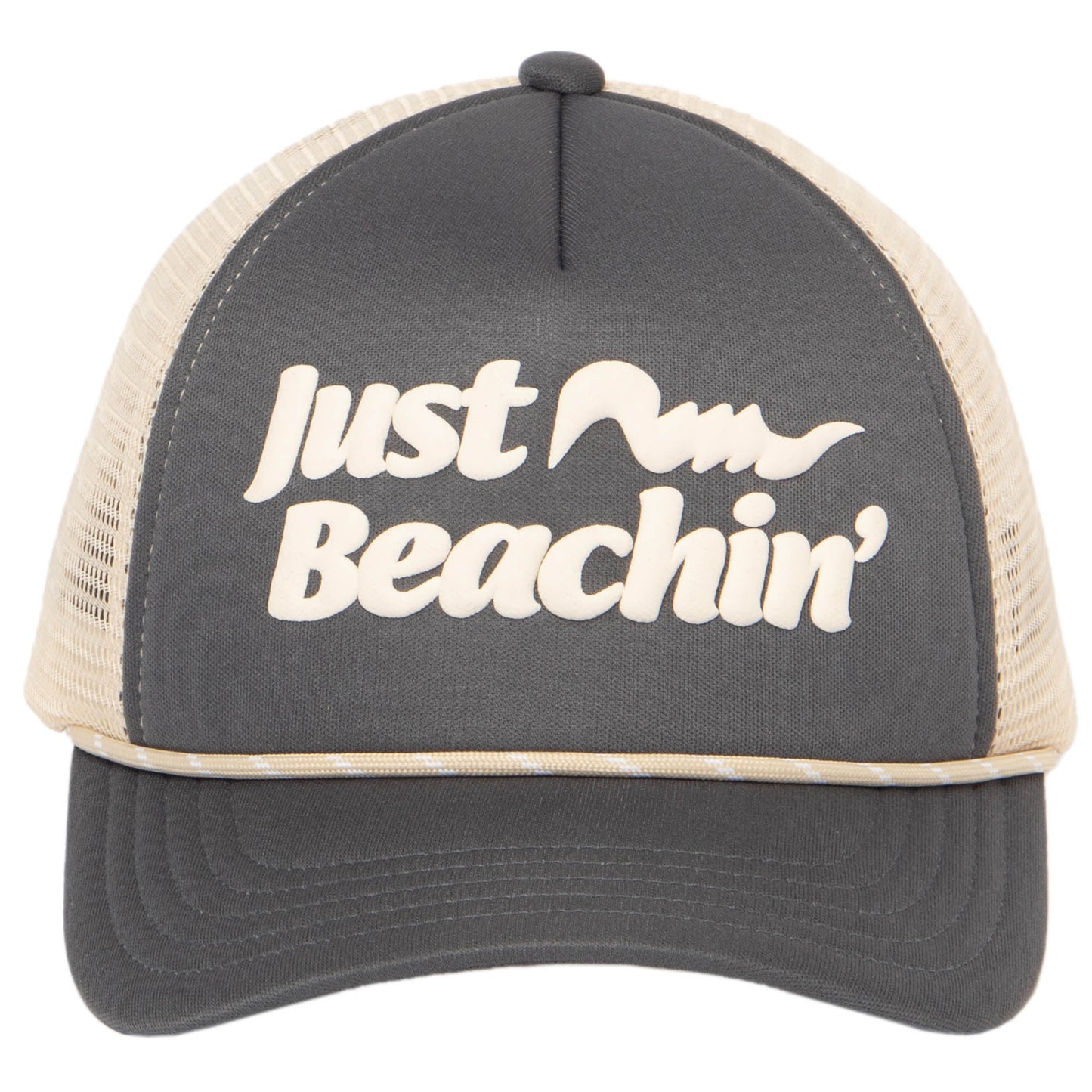 Just Beachin - Kids 5 Panel Trucker Hat Snapback