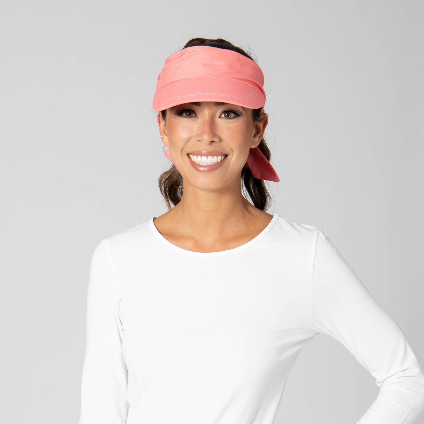 San Gorgonio - Cut and Sew Visor with Ribbon Tie