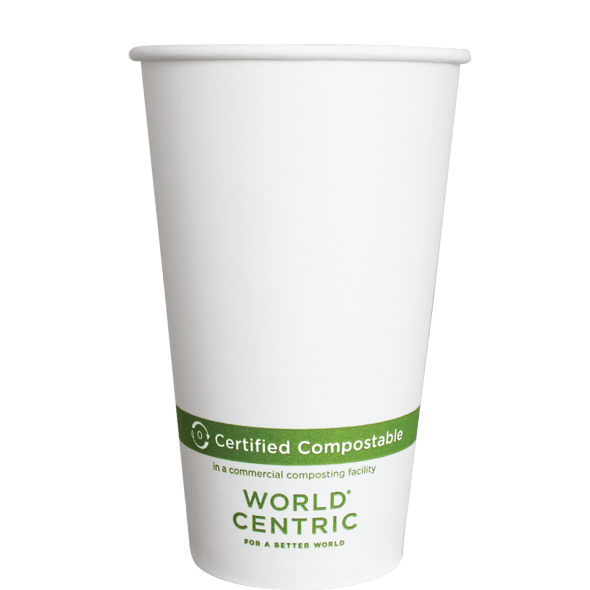 World Centric 16 oz FSC® Paper Hot Cup - White (QTY:1000) - Osadia Concept Store