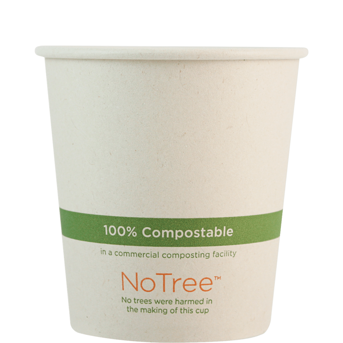World Centric 10 oz NoTree Paper Hot Cup, Compostable (QTY 1000), SKU CU-SU-10
