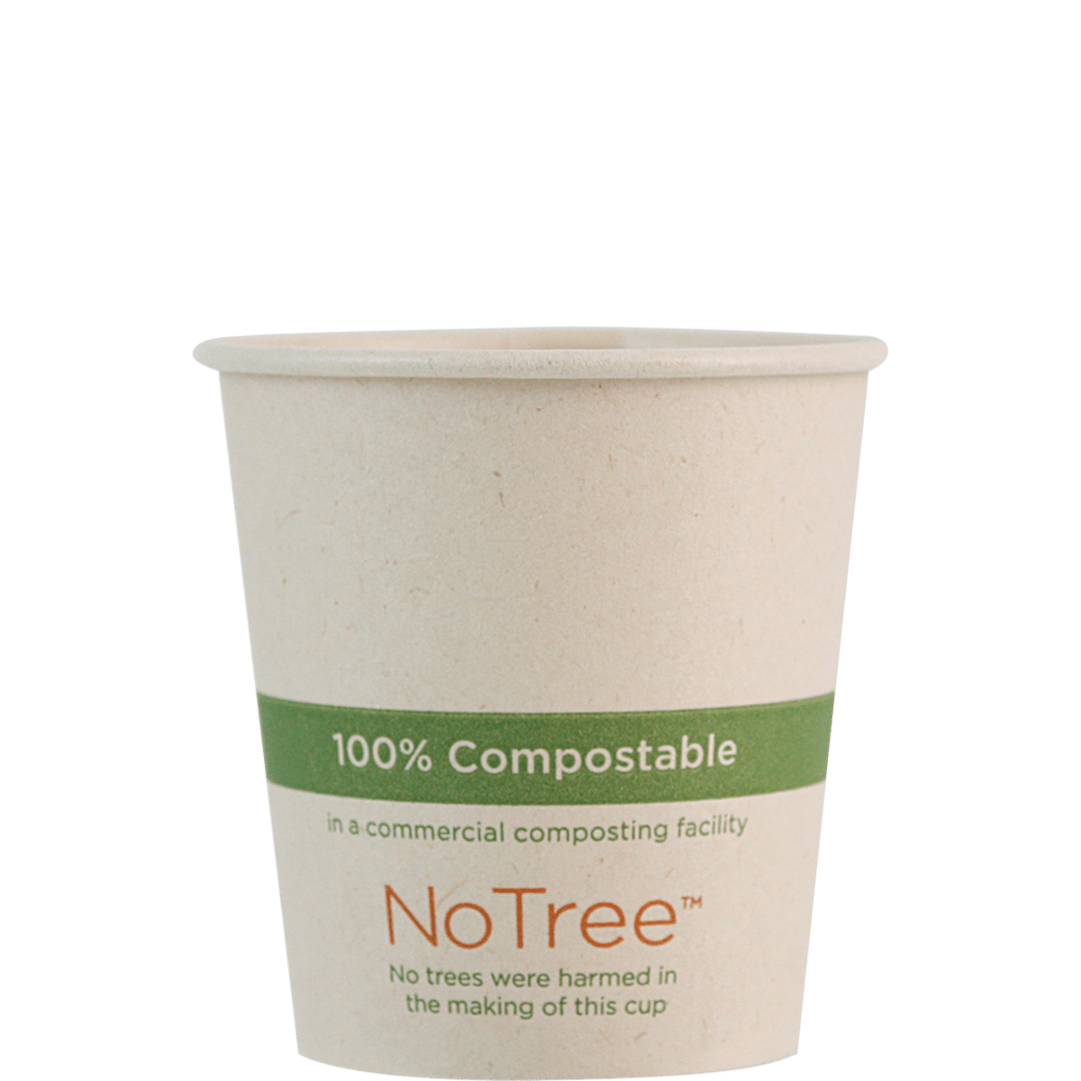 World Centric 4 oz NoTree Paper Hot Cup (QTY 1000), SKU CU-SU-4