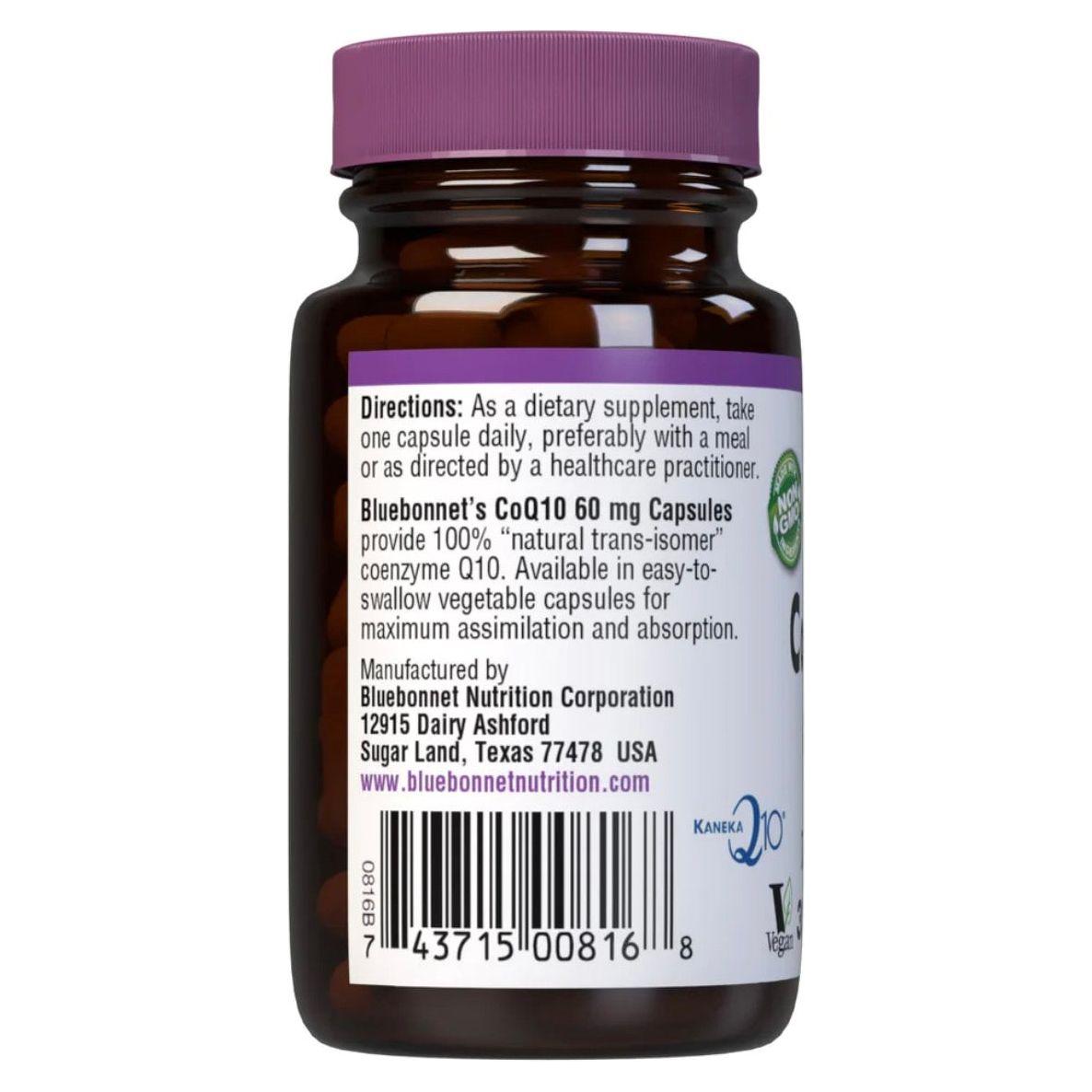 Bluebonnets CoQ10 60 mg 30 Vegetarian Softgels