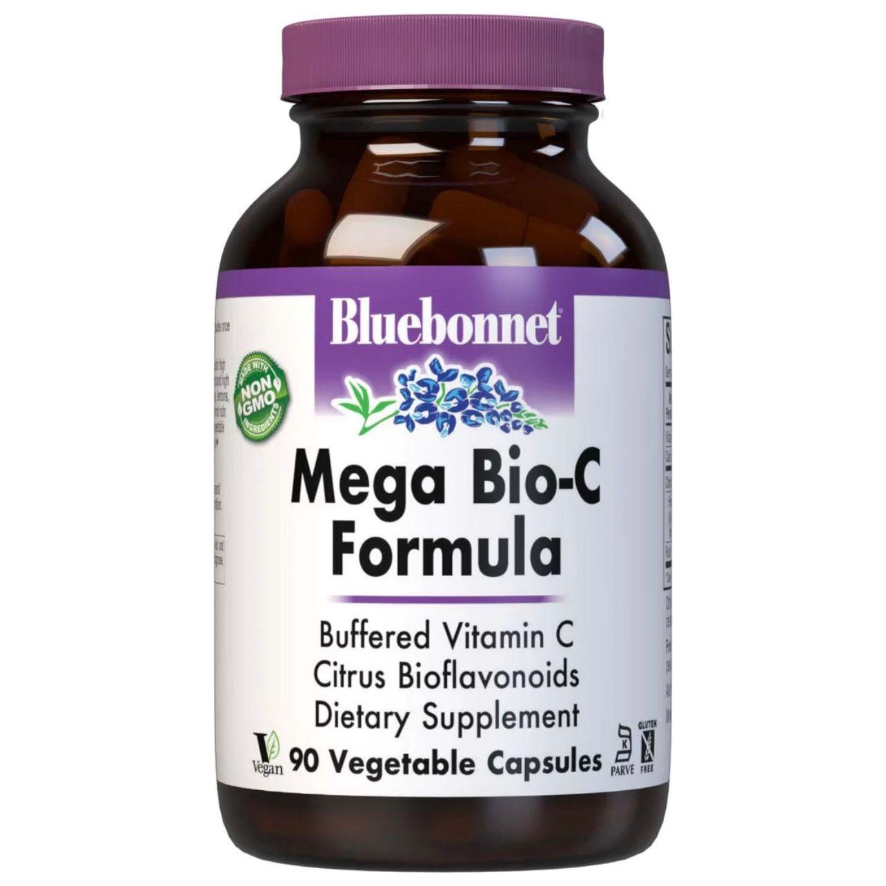 Bluebonnets Mega Bio-C Formula 90 Vegetable Capsules