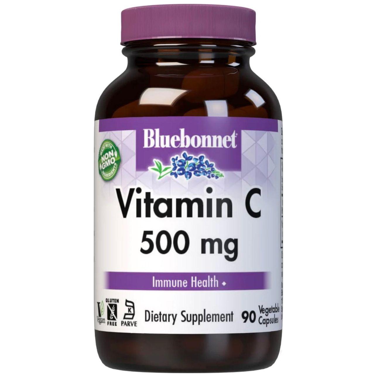 Blue Bonnet C-500, 90 Vegetable Capsules