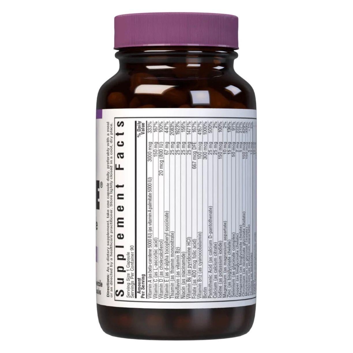 Bluebonnet Multi One Iron Free, 90 Vegetable Capsules