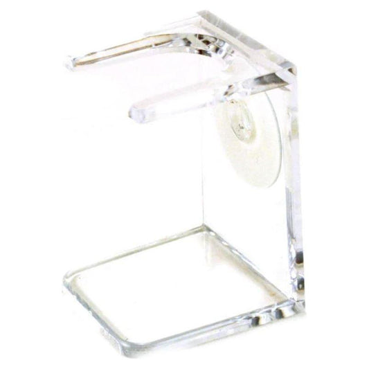 Simpsons Acrylic Shaving Brush Drip / Drying Stand - Clear