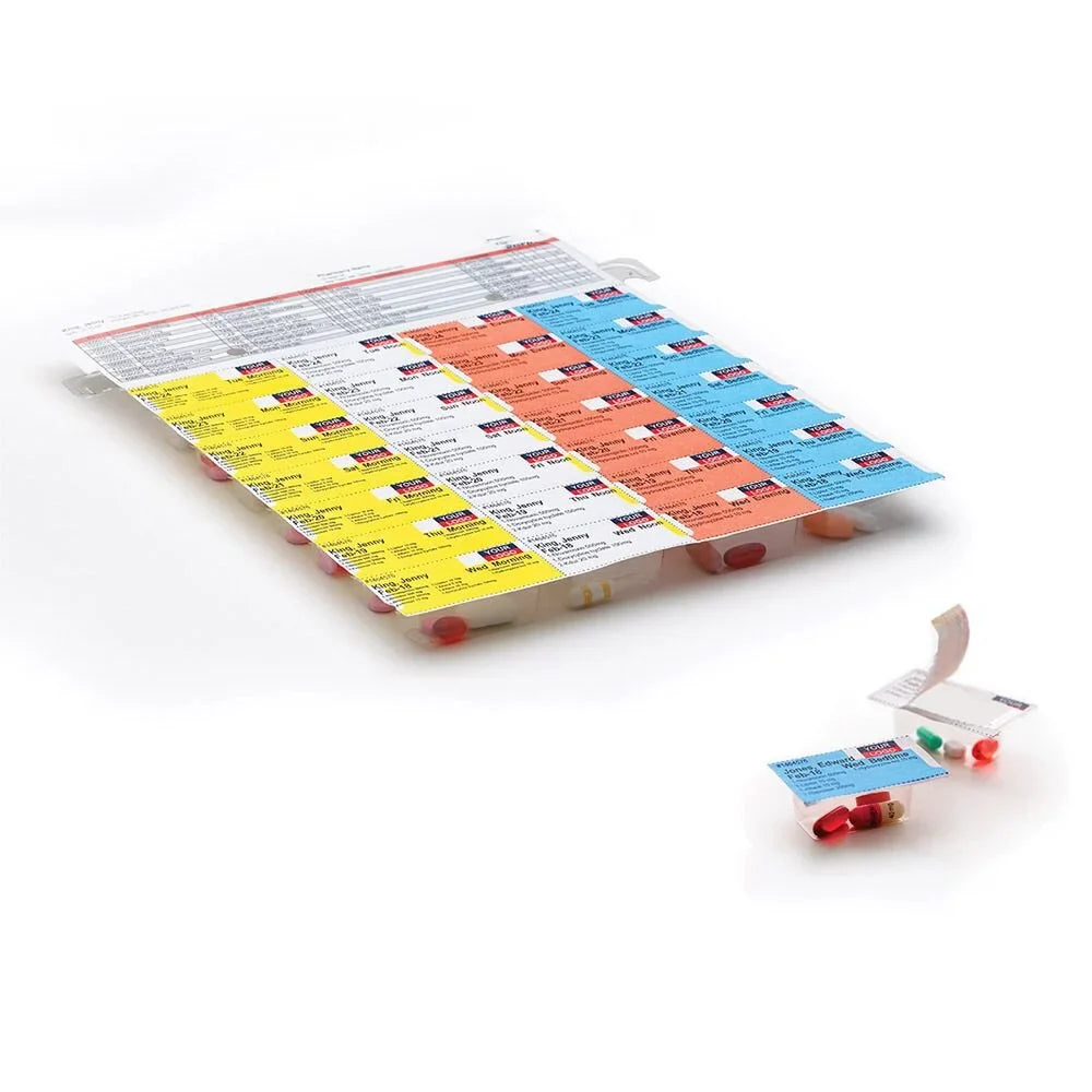 Dispill® Standard Multi-Dose Labels - Class B Compliance, 50 Count