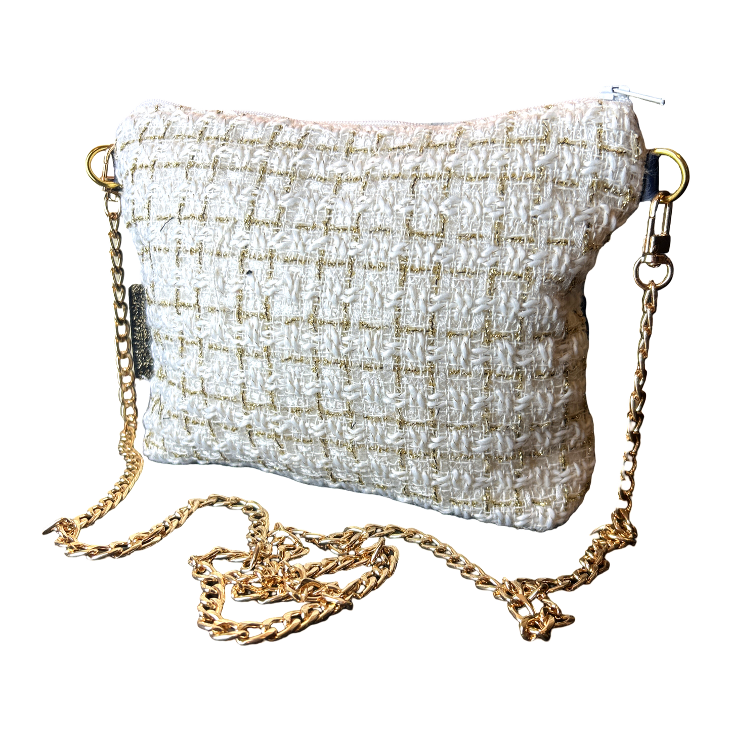 CC Logo Camellia  Noir Vintage Scarf Crossbody Bag