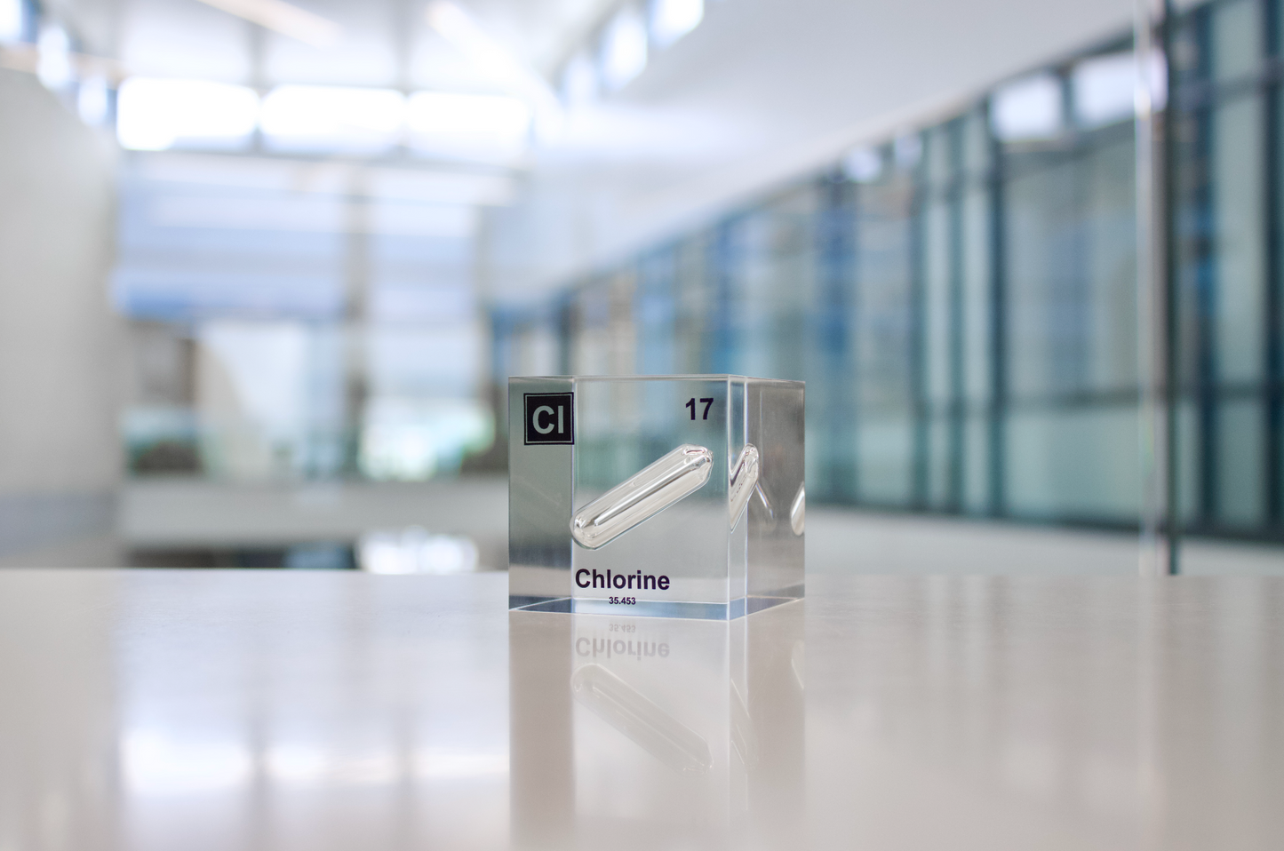 Chlorine Element Cube