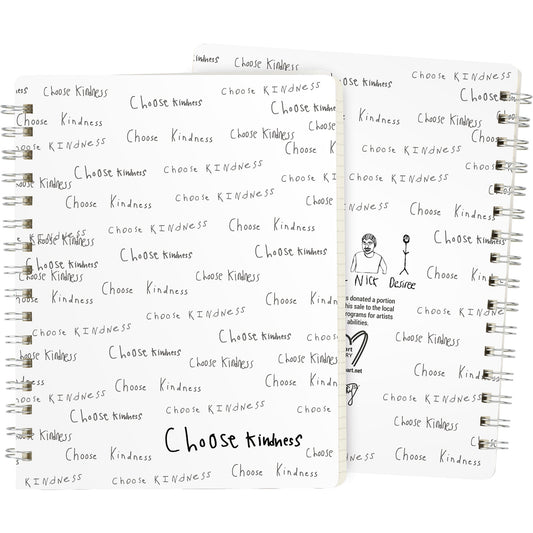 Choose Kindness Spiral Notebook | 5.75" x 7.50"  | 120 Lined Pages