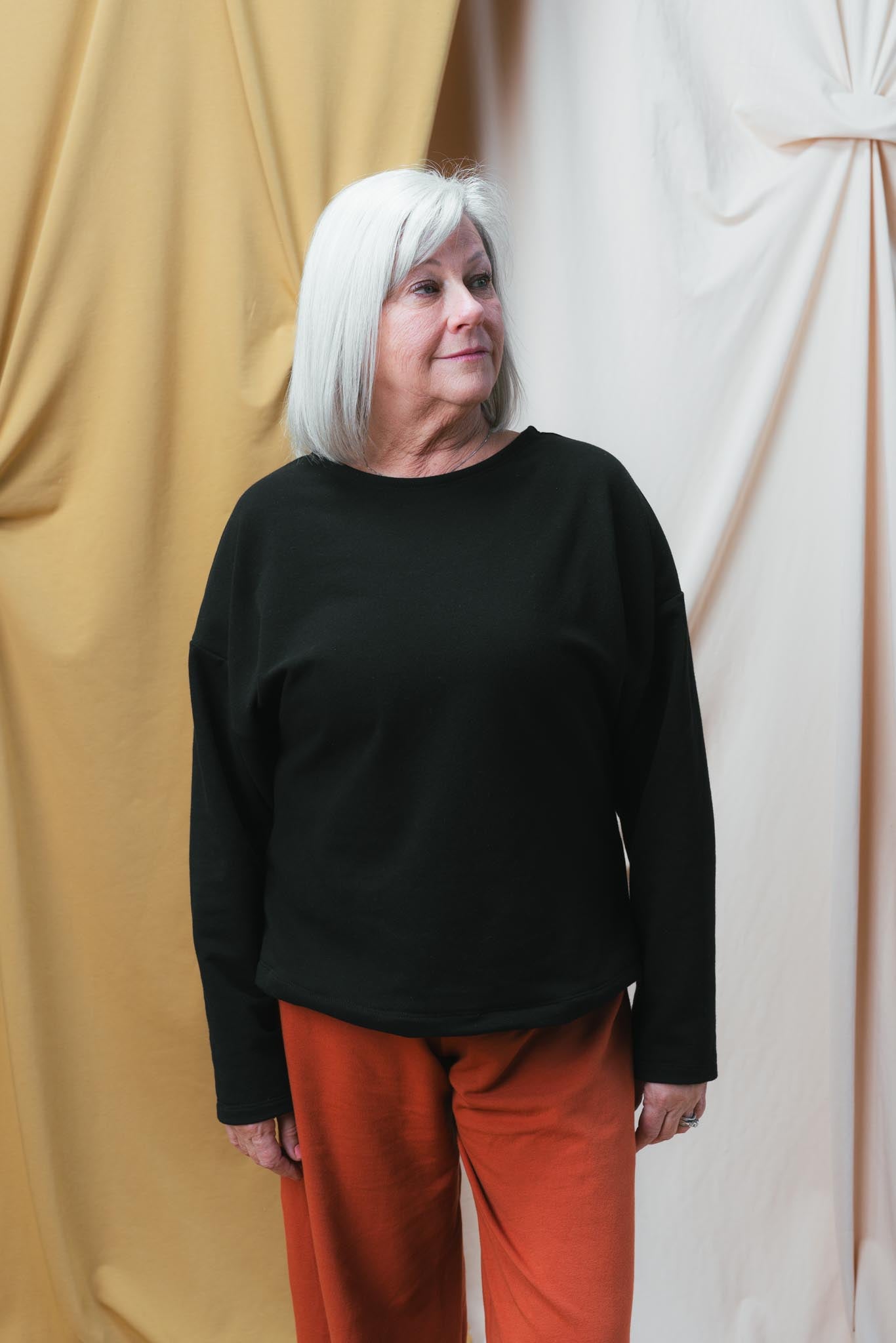 Christine Top in Licorice