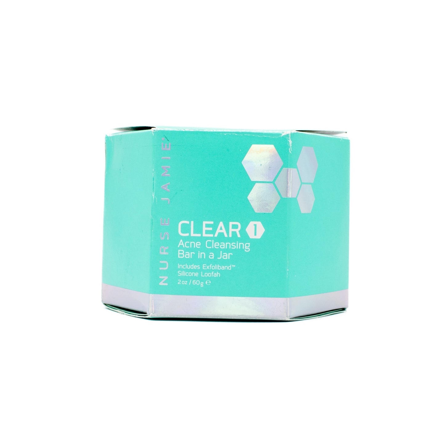 NURSE JAMIE Clear 1 Acne Cleansing Bar In Jar 2oz - Imperfect Box