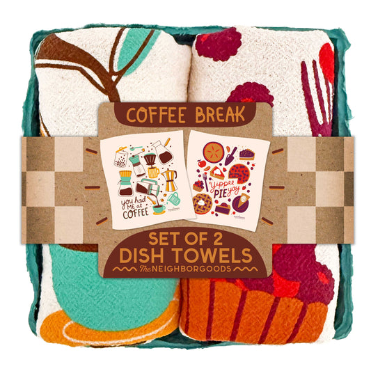 Coffee Break - Dish Towel Set of 2