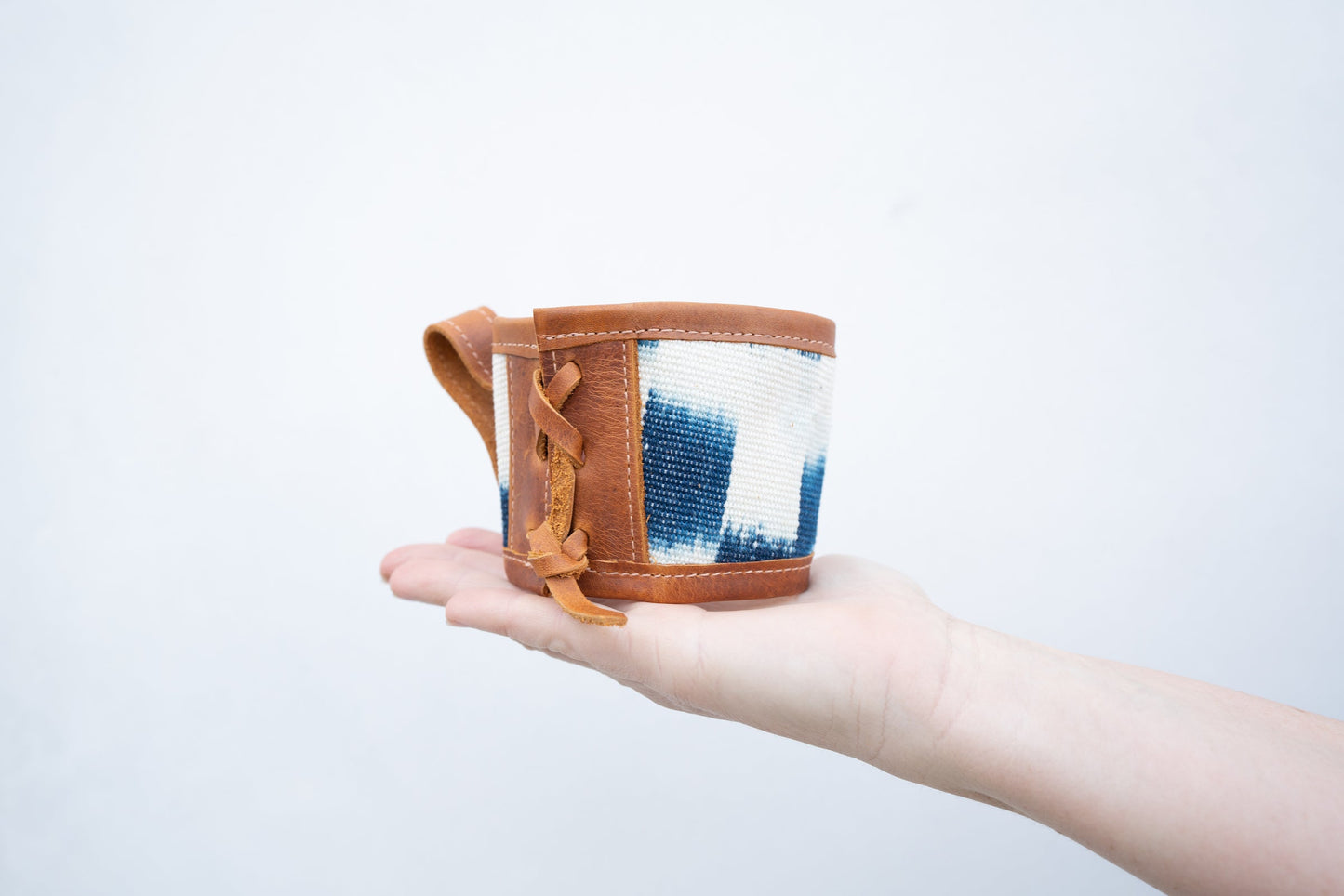 Coffee Sleeve - Cemento Pink and Blue