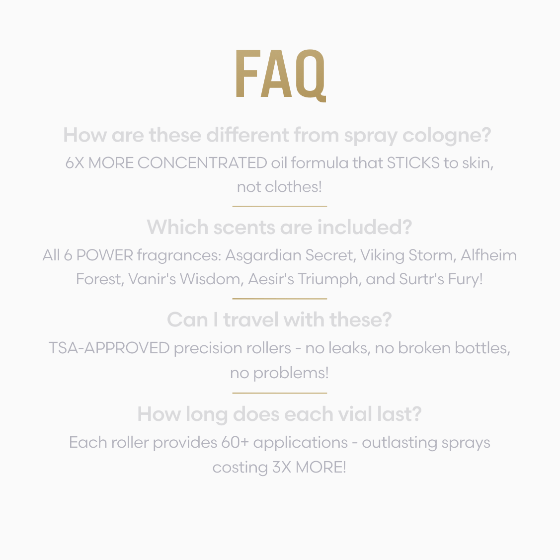 Viking Cologne Oil Sample Kit