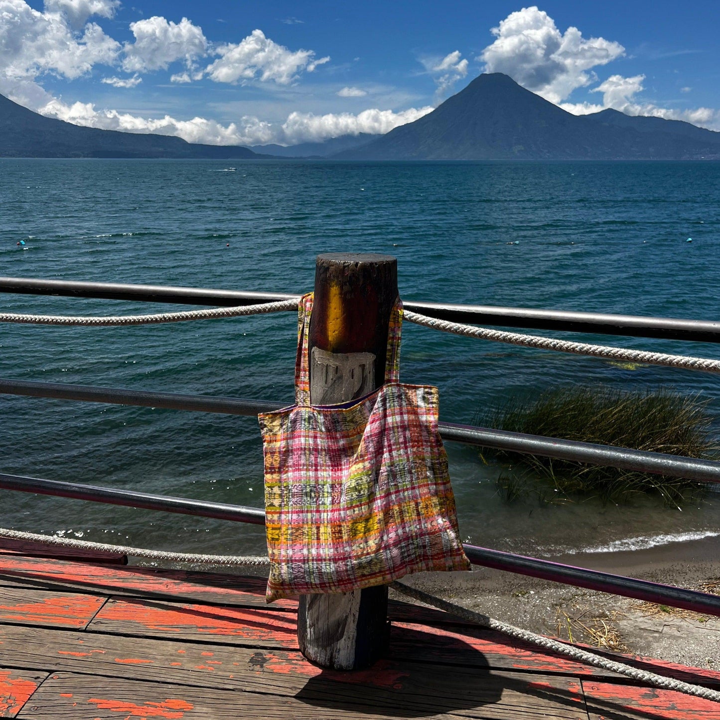 Up-cycled Corte Market Bag - Guatemala