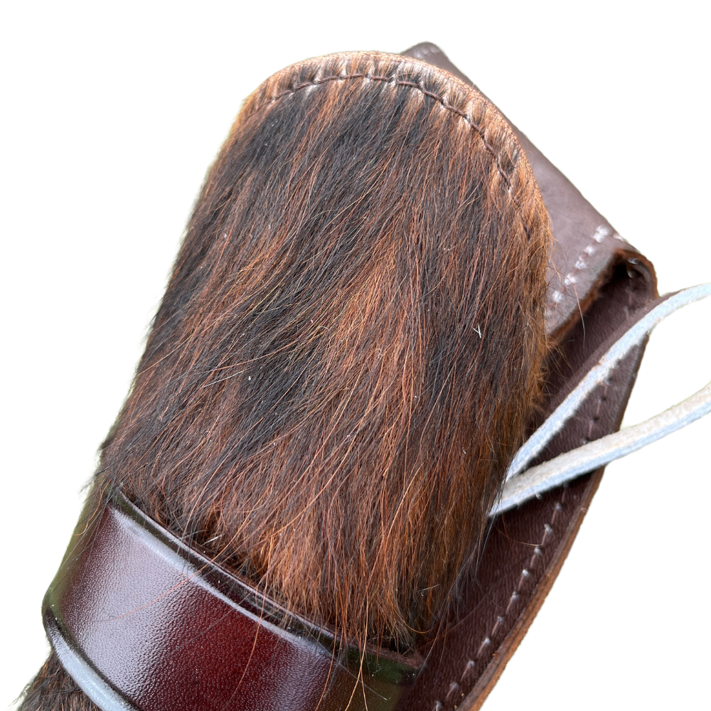 Cross Draw Western Holster | Real Cowhide - Brindle