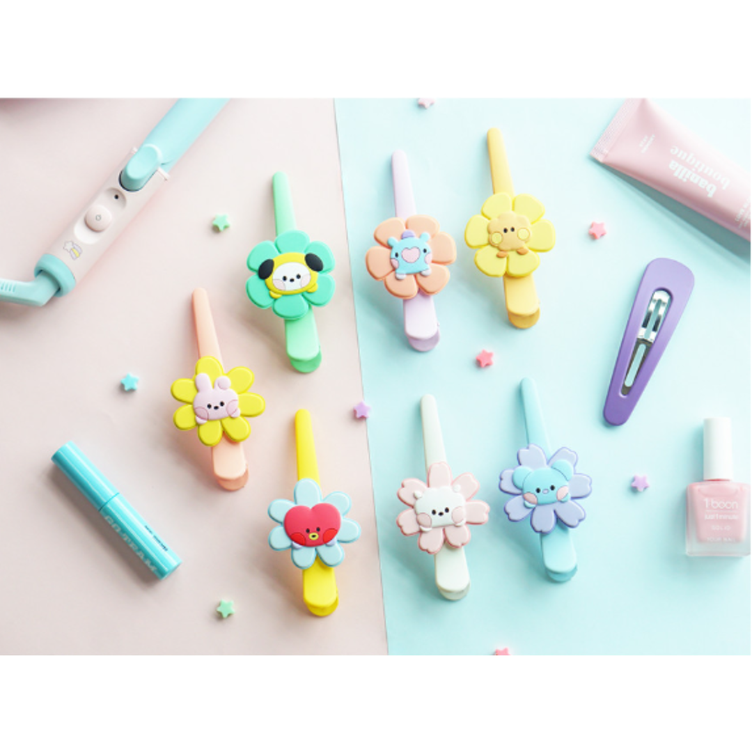 BTS x BT21 Minini Happy Flower Hair Clip